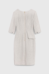 Eaton Dress Winter White Signature Tweed Eaton Dress Winter White Signature Tweed