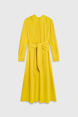 Remington Dress Citrus Yellow Stretch Jacquard Remington Dress Citrus Yellow Stretch Jacquard