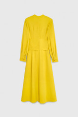 Remington Dress Citrus Yellow Stretch Jacquard Remington Dress Citrus Yellow Stretch Jacquard