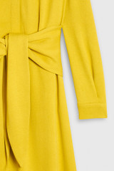 Remington Dress Citrus Yellow Stretch Jacquard Remington Dress Citrus Yellow Stretch Jacquard