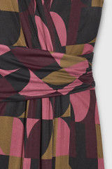 Vicenza Dress Multicoloured Large Geo Print Stretch Jersey Vicenza Dress Multicoloured Large Geo Print Stretch Jersey