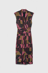 Vicenza Dress Multicoloured Large Geo Print Stretch Jersey Vicenza Dress Multicoloured Large Geo Print Stretch Jersey