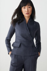 Ravenna Jacket Navy Premium Italian Linen Blend Ravenna Jacket Navy Premium Italian Linen Blend