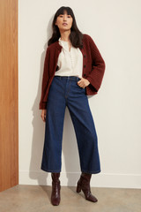 Edale Knitted Jacket Rust Wool Edale Knitted Jacket Rust Wool