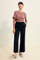 Riva Wrap Sweater Blush Pink Cashmere Riva Wrap Sweater Blush Pink Cashmere