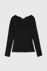 Cyntoia Knitted Top Black Cyntoia Knitted Top Black