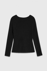 Cyntoia Knitted Top Black Cyntoia Knitted Top Black