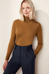 Lovera Knitted Sweater Toffee Merino Lovera Knitted Sweater Toffee Merino