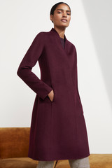 Helmsley Coat Plum Double-Faced Wool Cashmere Helmsley Coat Plum Double-Faced Wool Cashmere