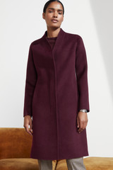 Helmsley Coat Plum Double-Faced Wool Cashmere Helmsley Coat Plum Double-Faced Wool Cashmere