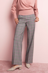 Collingham Wide-Leg Trousers Check Spring Wool Collingham Wide-Leg Trousers Check Spring Wool
