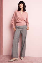 Collingham Wide-Leg Trousers Check Spring Wool Collingham Wide-Leg Trousers Check Spring Wool