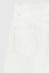 Denim Culottes Ivory Denim Culottes Ivory