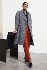 Lynton Straight-Leg Trousers Burnt Orange Soft Stretch Tailoring Lynton Straight-Leg Trousers Burnt Orange Soft Stretch Tailoring