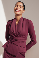 Belleville Top Plum 4-Way Stretch Twill Belleville Top Plum 4-Way Stretch Twill