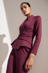 Belleville Top Plum 4-Way Stretch Twill Belleville Top Plum 4-Way Stretch Twill