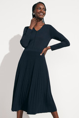 Castellana Fine Knitted Dress Navy Castellana Fine Knitted Dress Navy