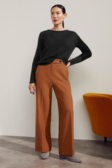 Amerton Knitted Sweater Black Alpaca Wool Blend Amerton Knitted Sweater Black Alpaca Wool Blend