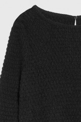 Amerton Knitted Sweater Black Alpaca Wool Blend Amerton Knitted Sweater Black Alpaca Wool Blend