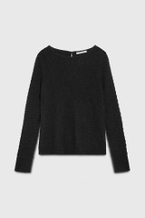 Amerton Knitted Sweater Black Alpaca Wool Blend Amerton Knitted Sweater Black Alpaca Wool Blend