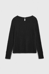 Amerton Knitted Sweater Black Alpaca Wool Blend Amerton Knitted Sweater Black Alpaca Wool Blend