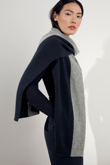 Sarna Scarf Navy Cashmere