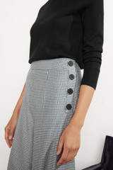 Harrogate Trousers Storm Blue Multicolour Houndstooth Stretch Wool Harrogate Trousers Storm Blue Multicolour Houndstooth Stretch Wool