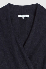 Calgary Wrap Sweater Midnight Blue Alpaca Blend Calgary Wrap Sweater Midnight Blue Alpaca Blend