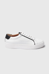 Veloce Lace-Up Sneaker White Leather