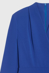Clever Crepe Hathaway Long Sleeve Dress Cobalt Blue