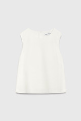 Clever Crepe Ivory Altino Top