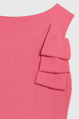 Verana Midi Dress Lipstick Pink Stretch Crepe