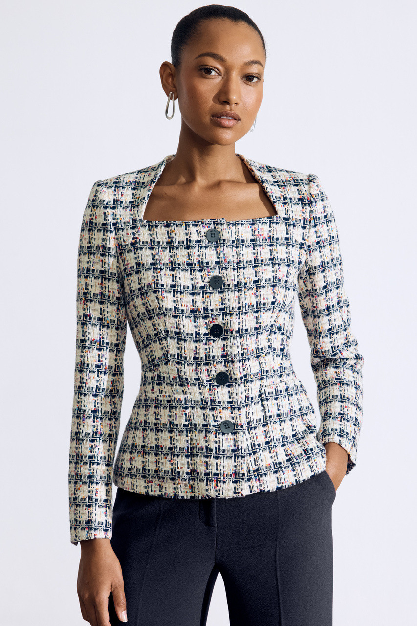 The Navy Tweed Jacket main image 0