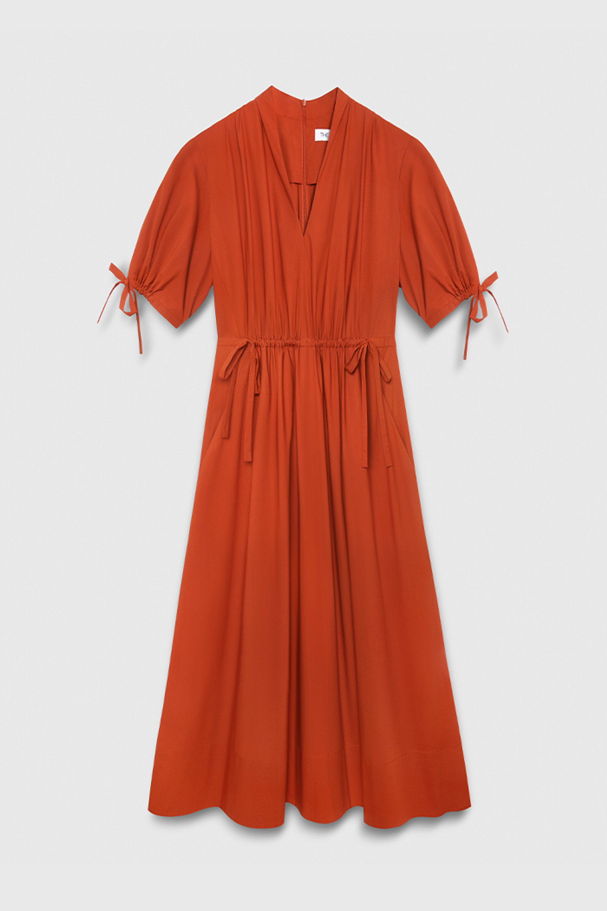 Tessano Midi Dress Terracotta Cotton - Welcome to the Fold LTD