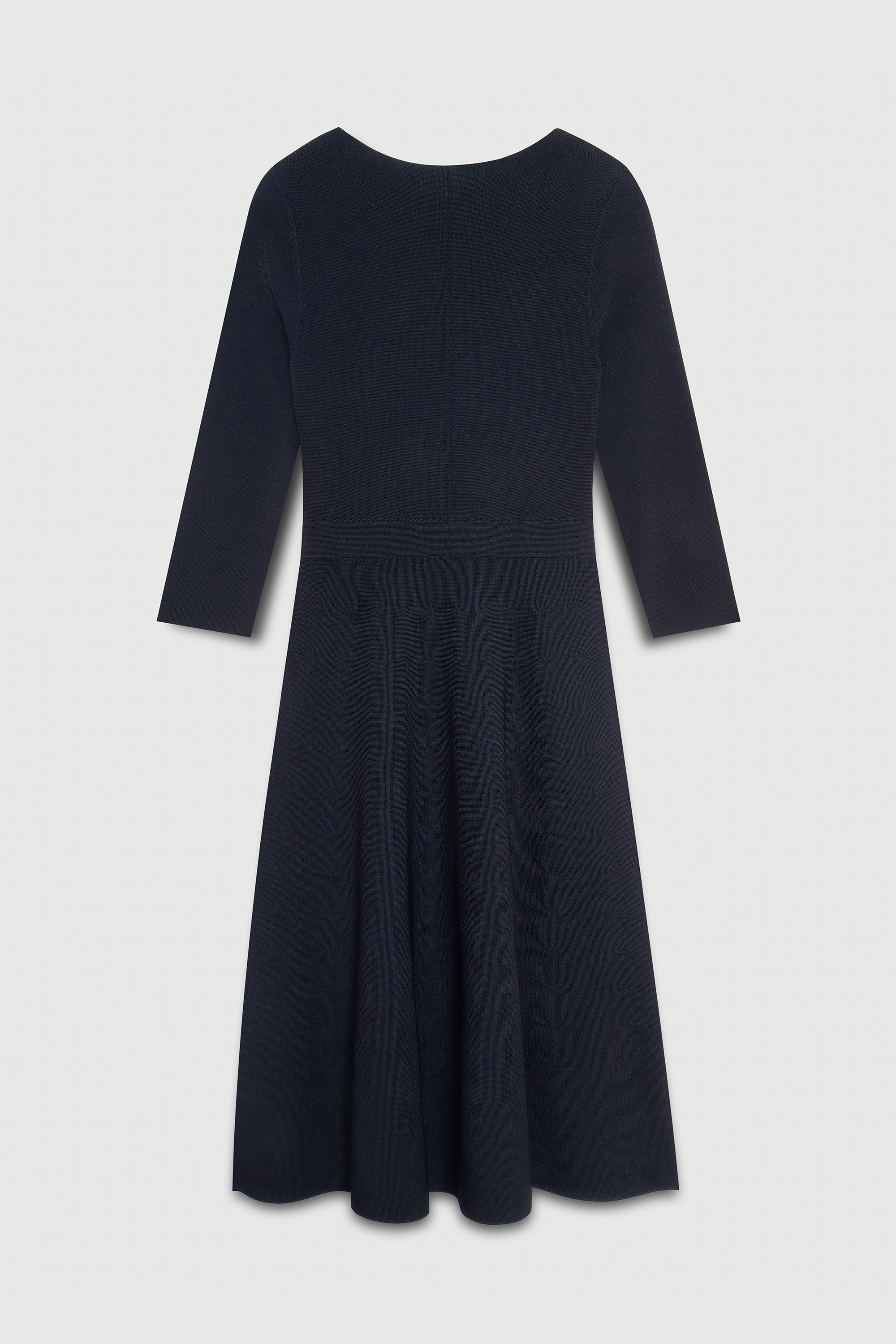 Bellaria Dress Navy Sculpt Knit - Welcome to the Fold LTD