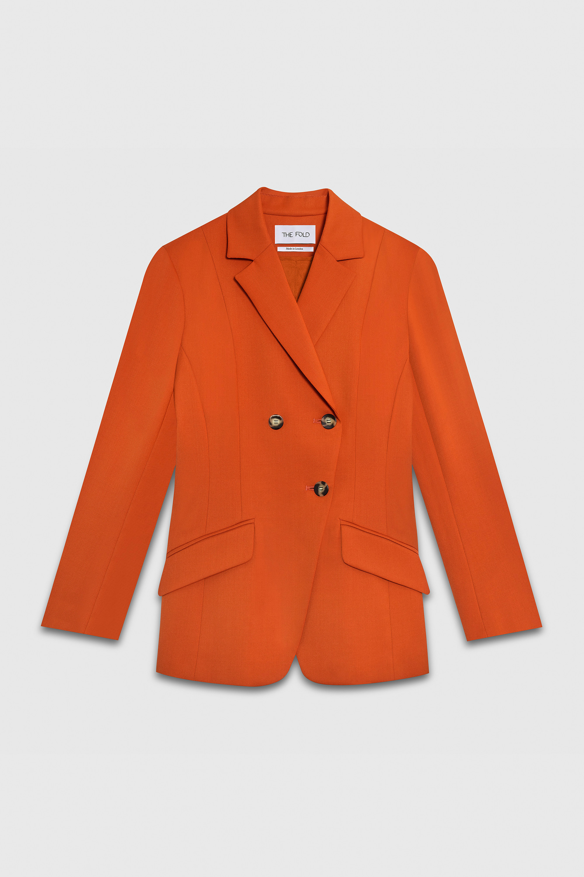 Abbeville Jacket Burnt Orange Wool Blend - Welcome to the Fold LTD
