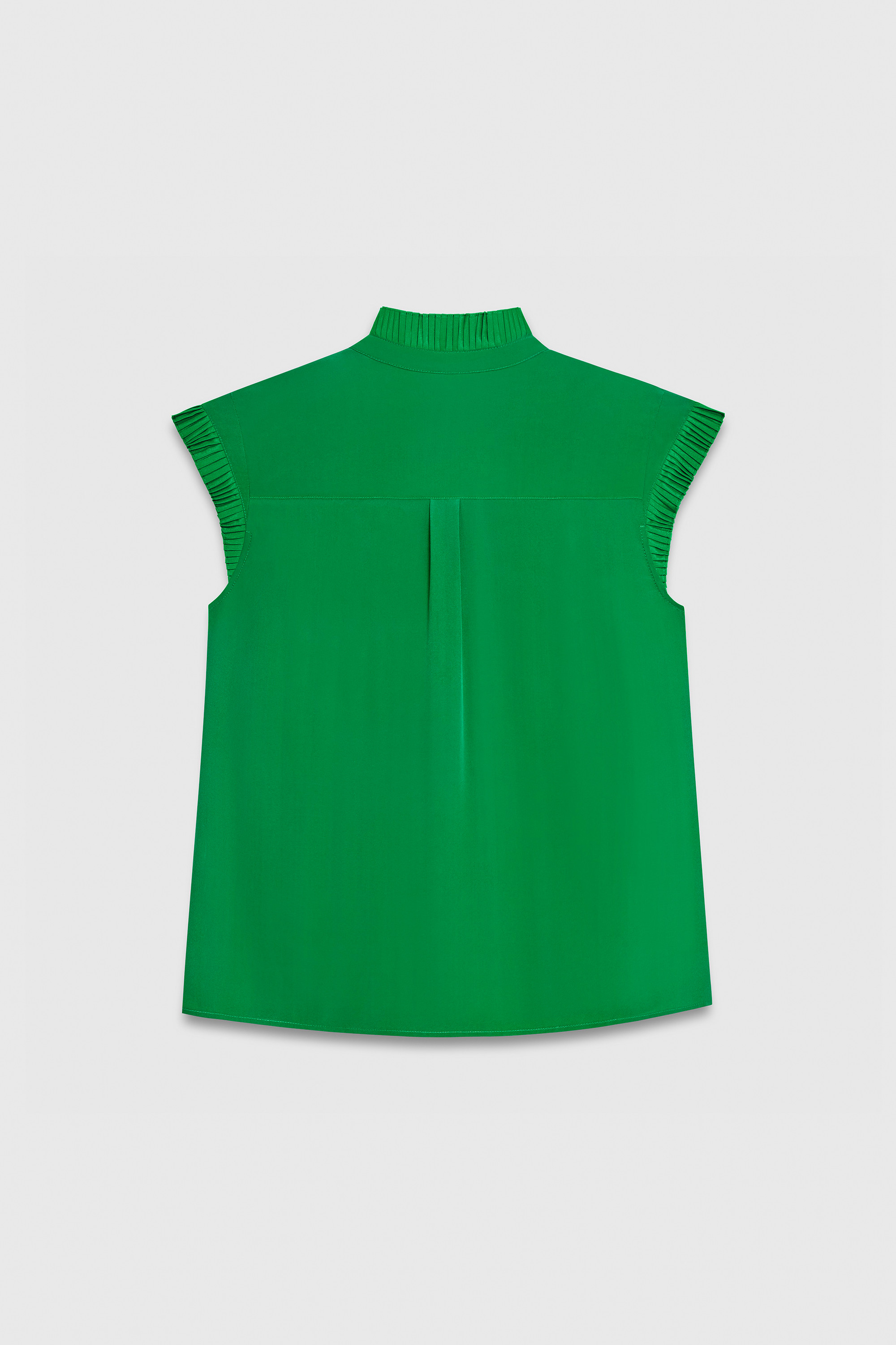 mossimo blouse sleeveless shirt green embowered sheer southwestern