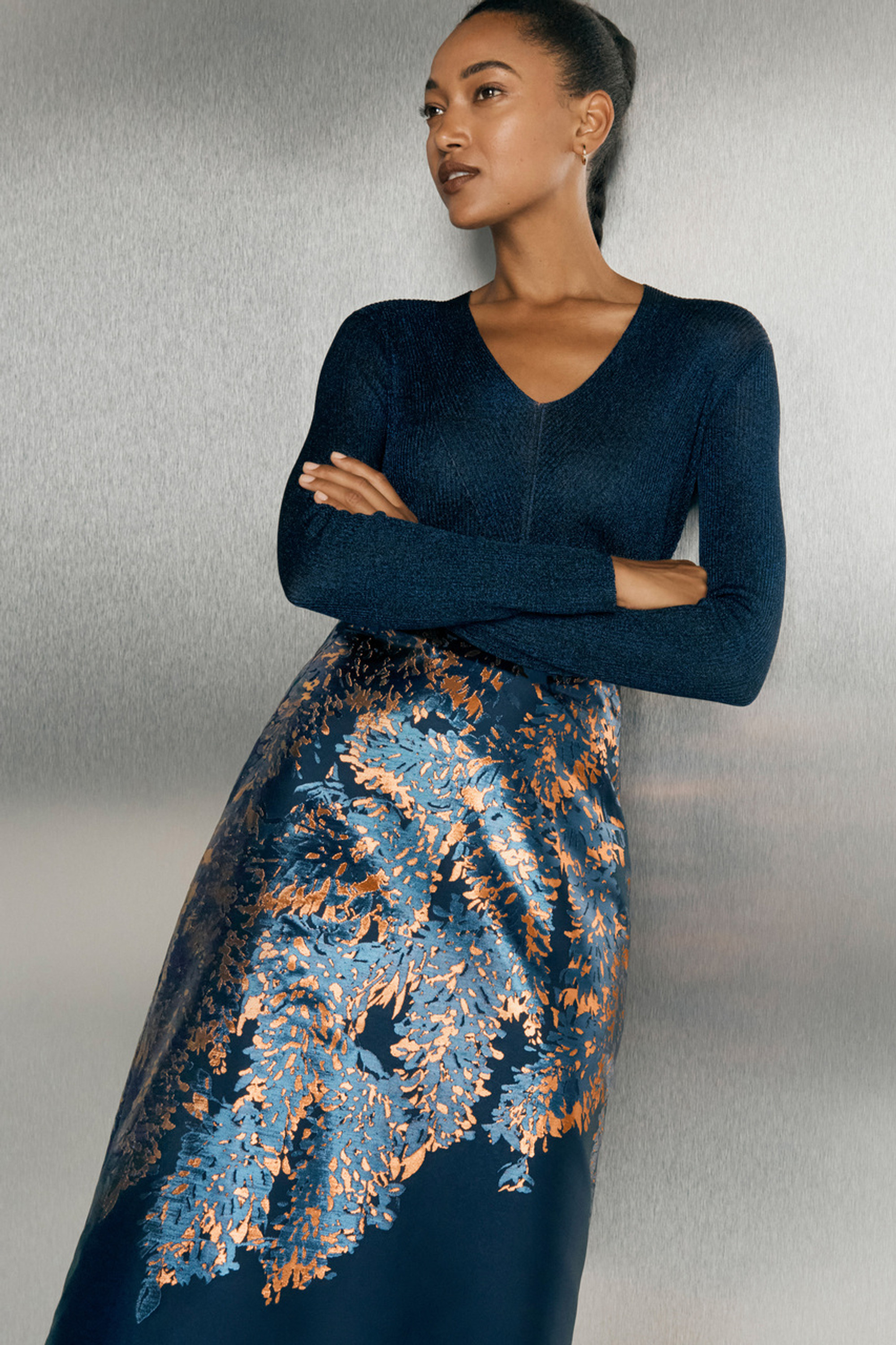 Star jacquard skirt 2025