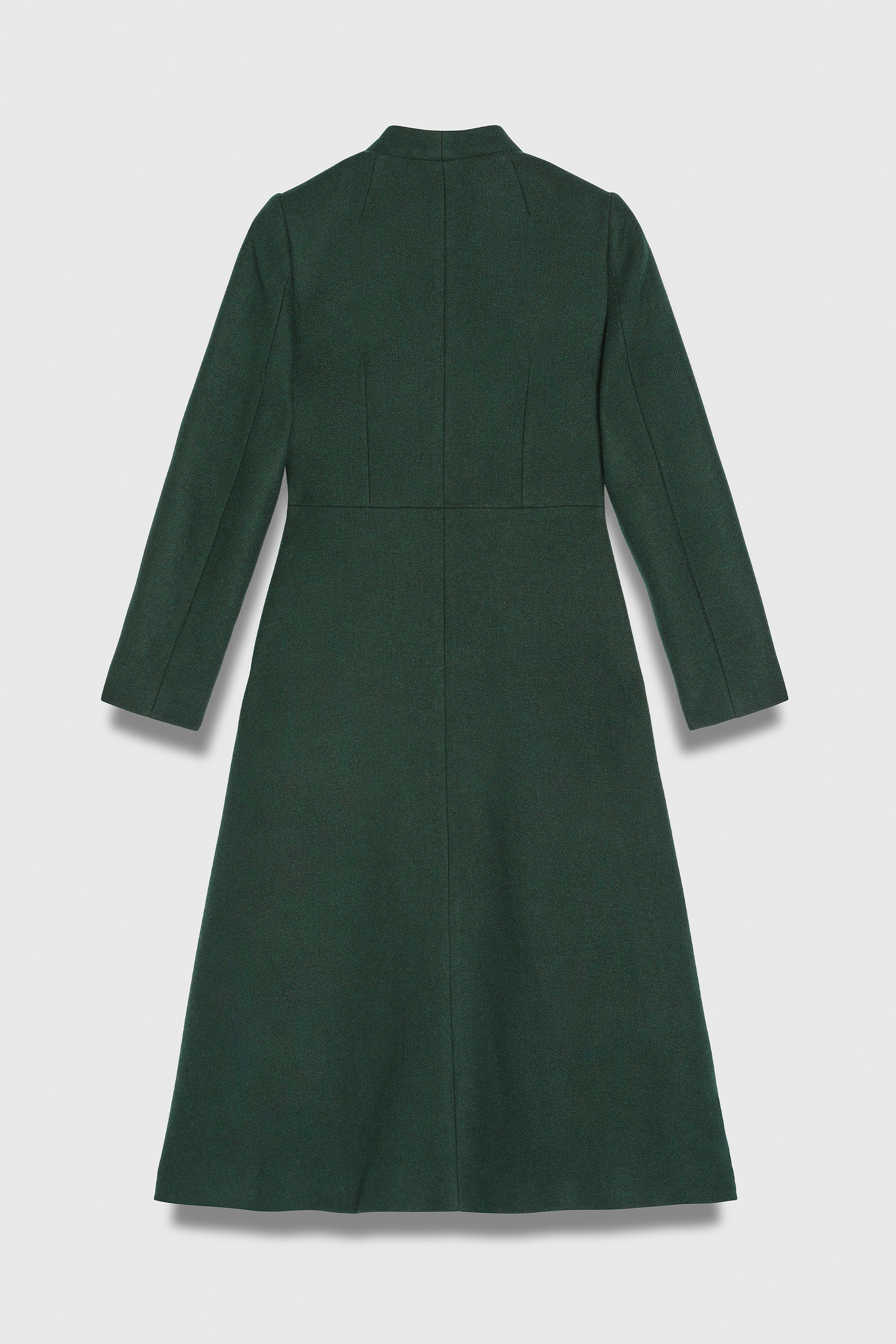 Finchley Wool Blend Coat Forest Green - Welcome to the Fold LTD