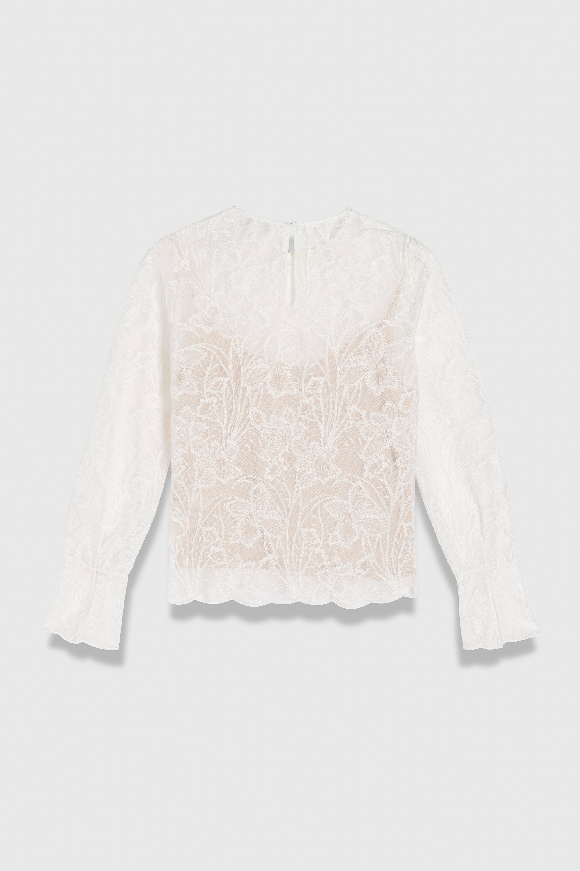 Vaila Lace Top Ivory - Welcome to the Fold LTD