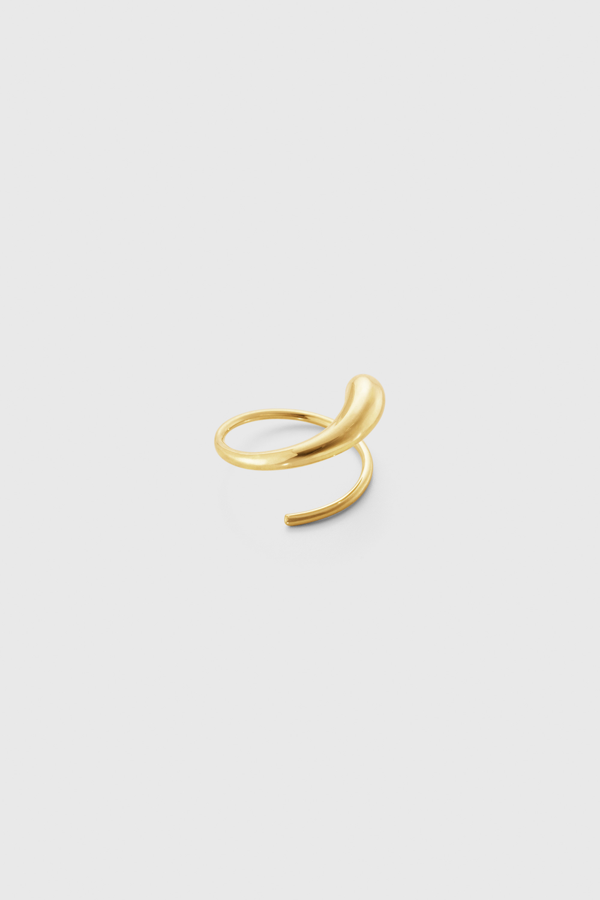18k Yellow Gold Mercy Swirl Earrings - Welcome to the Fold LTD