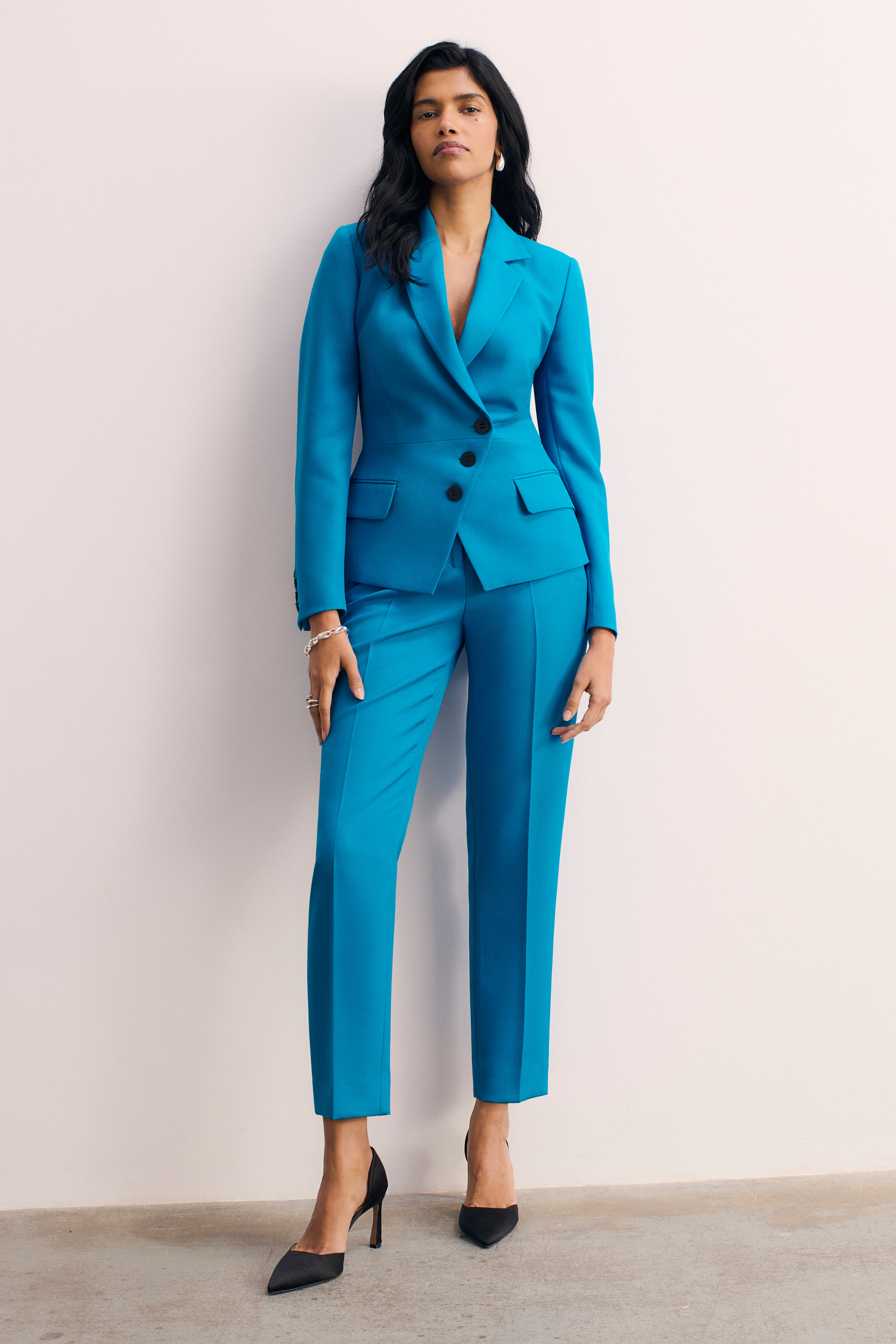All Year Wool Belmont Jacket Turquoise - Welcome to the Fold LTD