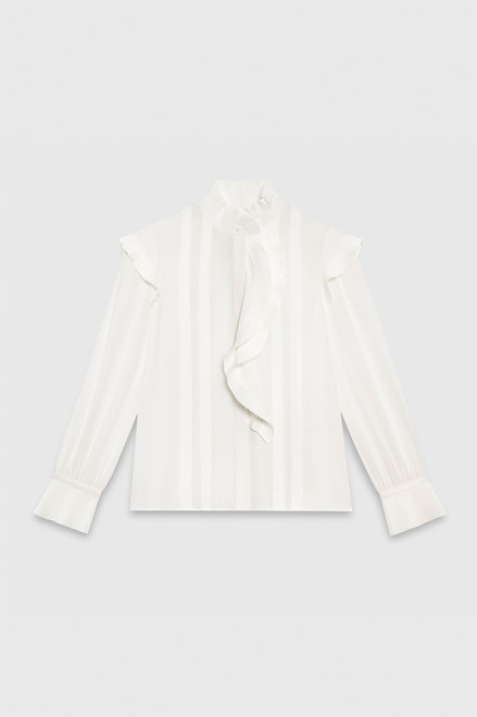 Symons Blouse Ivory Silk