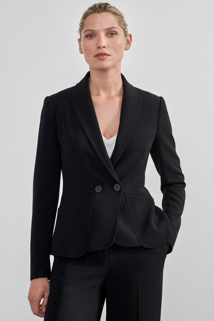 Clever Crepe Caselle Jacket Black