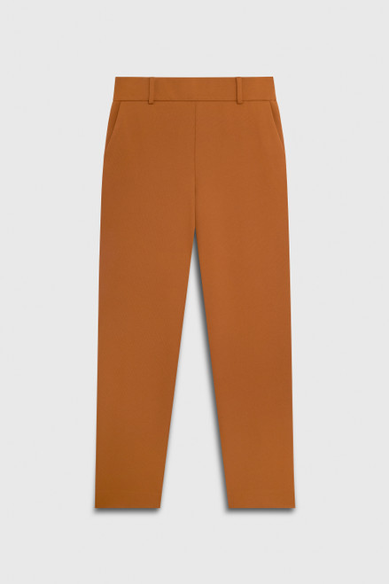 Workout Performance Slim-Leg Trousers Toffee Stretch Twill