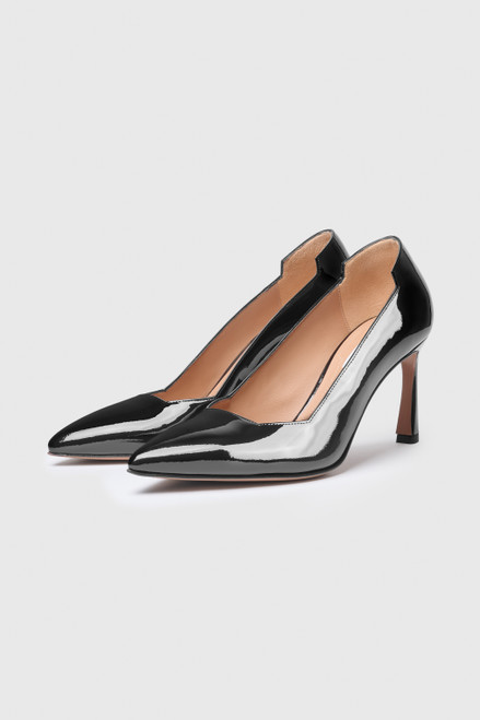 Savona Patent Leather Heels 80 Black