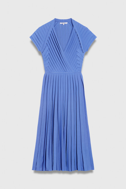 Nara Stretch Knit Dress Hydrangea Blue