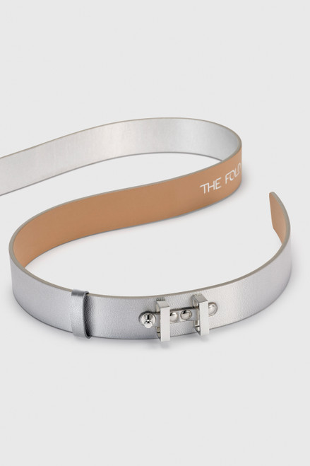 Harley Leather Belt Silver