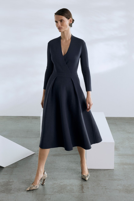 Lamont Sculpt Knit Dress Navy