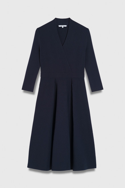 Lamont Sculpt Knit Dress Navy